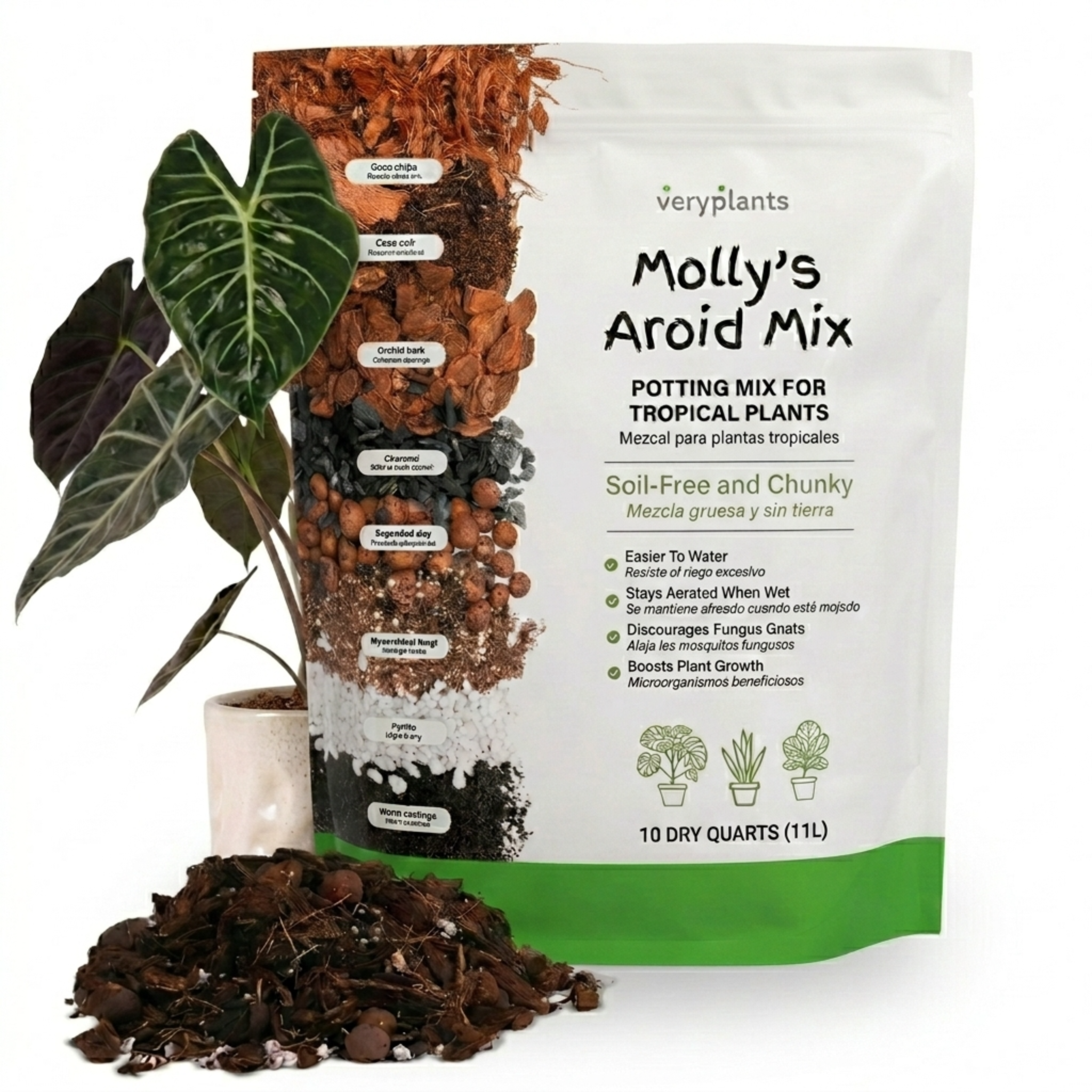 air max potting mix Molly's Aroid Mix for Monstera & Philo
