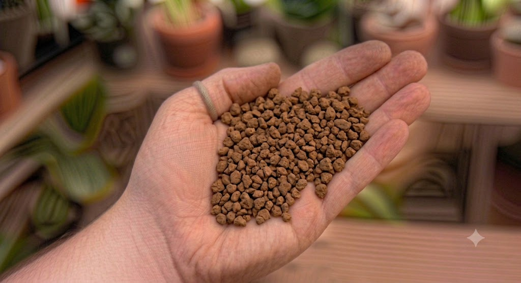 Akadama, the Japanese volcanic clay used in gritty succulent and bonsai mixes