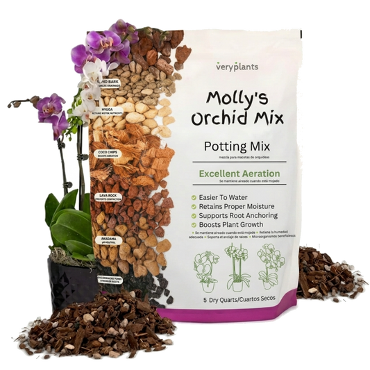 Molly's Orchid Mix, suited to twelve of the fifteen common orchid types