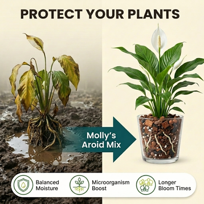 Molly's Aroid Mix - Premium Tropical Plant Soilless Potting Mix