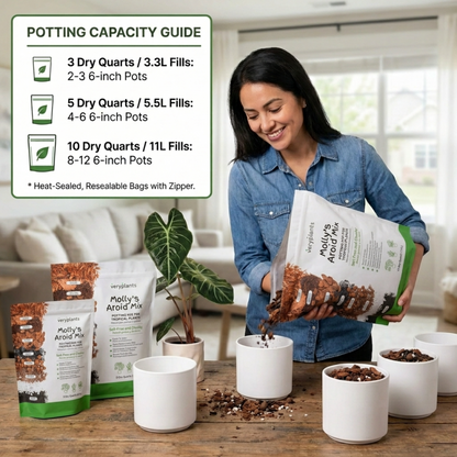 Molly's Aroid Mix - Premium Tropical Plant Soilless Potting Mix