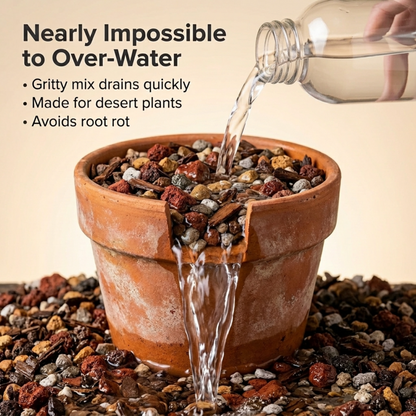 Molly's Succulent Mix - Premium Gritty Soilless Potting Mix for Succulents, Cactus and Bonsai