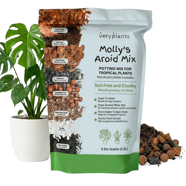 Molly's Aroid Mix - Premium Tropical Plant Soilless Potting Mix