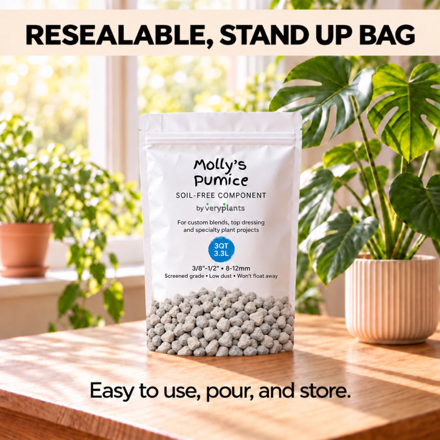 Molly's Pumice resealable stand-up bag